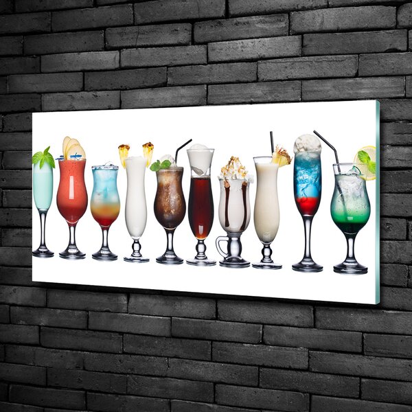Foto obraz skleněný horizontální Sada drinků osh-67855562