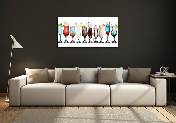Foto obraz skleněný horizontální Sada drinků osh-67855562