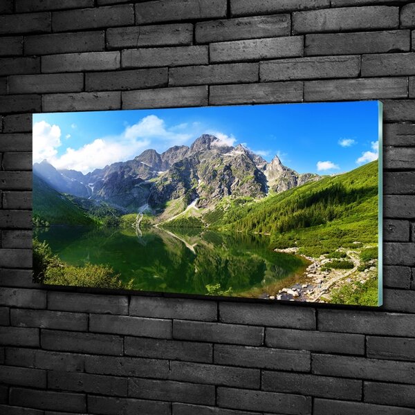 Foto obraz fotografie na skle Mořské oko Tatry osh-67916838