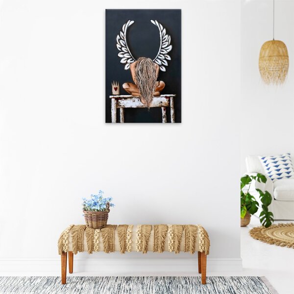 Obraz na plátně - Anděl v bolesti - 40x60 cm