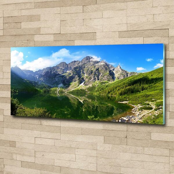 Foto obraz fotografie na skle Mořské oko Tatry osh-67916838