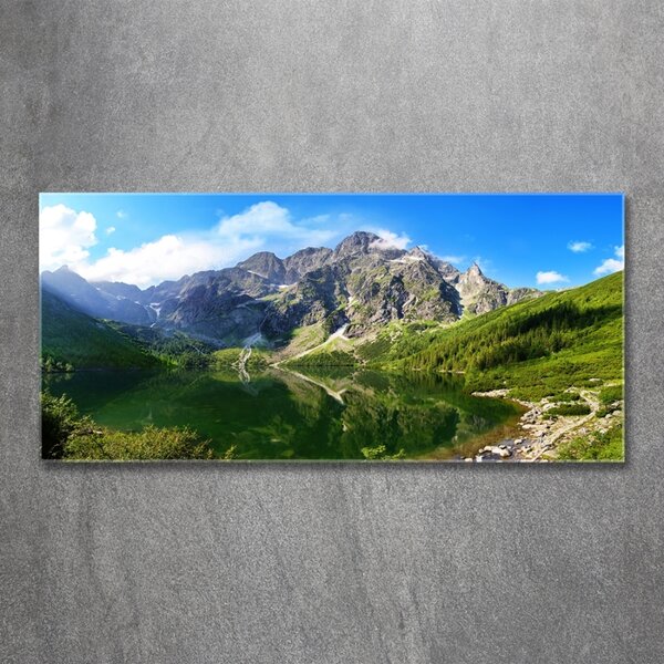 Foto obraz fotografie na skle Mořské oko Tatry osh-67916838