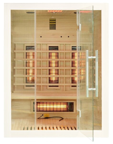 M-SPA - Infračervená sauna bílá 150 x 120 x 190 cm