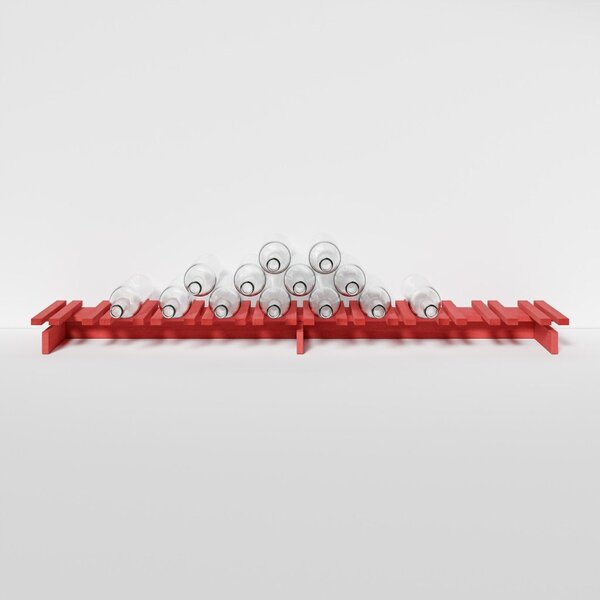 Raxi | Array 1011 tabletop, Stojan na víno | 10 lahví Barva: Rosso