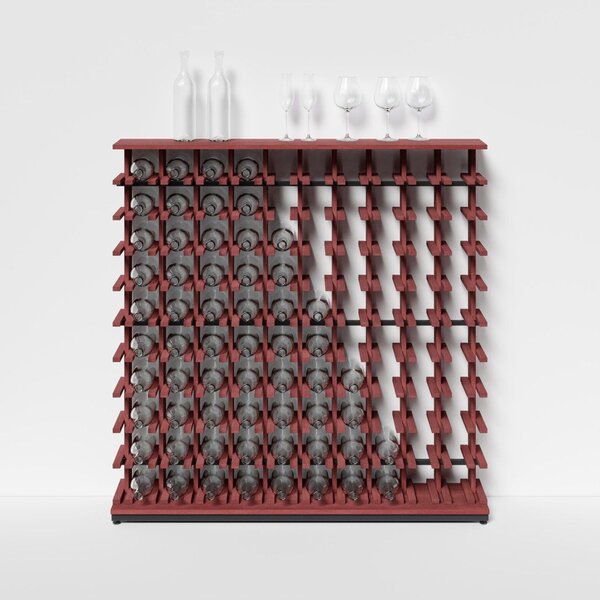 Raxi | Array 3310 table, Stojan na víno | 100 lahví Barva: Bordeaux