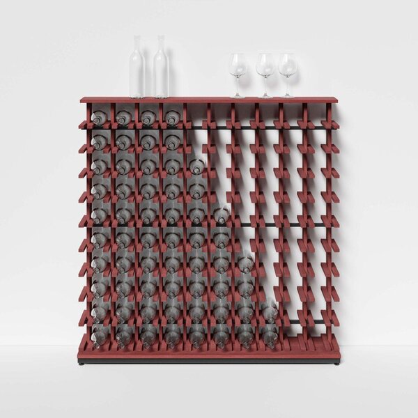 Raxi | Array 3210 shelf, Stojan na víno | 100 lahví Barva: Bordeaux