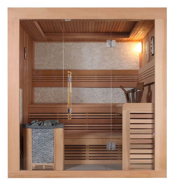 M-SPA - Suchá sauna s kamny HARVIA 6kW 200 x 180 x 210 cm