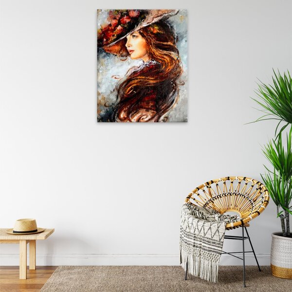 Obraz na plátně - Rytířská dáma - 40x50 cm