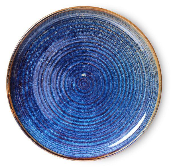 Keramický talíř Rustic Blue 26cm