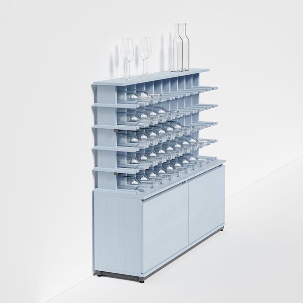 Raxi | Array 4250 shelf, Stojan na víno | 50 lahví Barva: Rosso