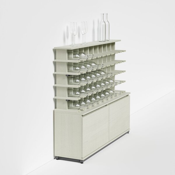 Raxi | Array 4250 shelf, Stojan na víno | 50 lahví Barva: Rosso