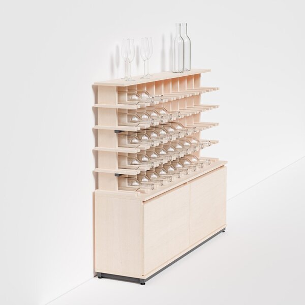 Raxi | Array 4250 shelf, Stojan na víno | 50 lahví Barva: Rosso