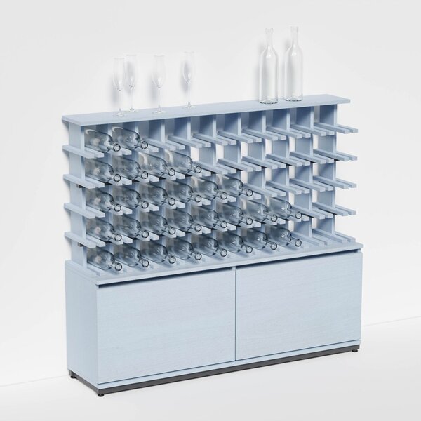 Raxi | Array 4250 shelf, Stojan na víno | 50 lahví Barva: Coal