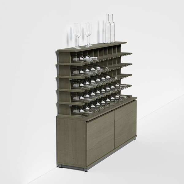 Raxi | Array 4250 shelf, Stojan na víno | 50 lahví Barva: Rosso