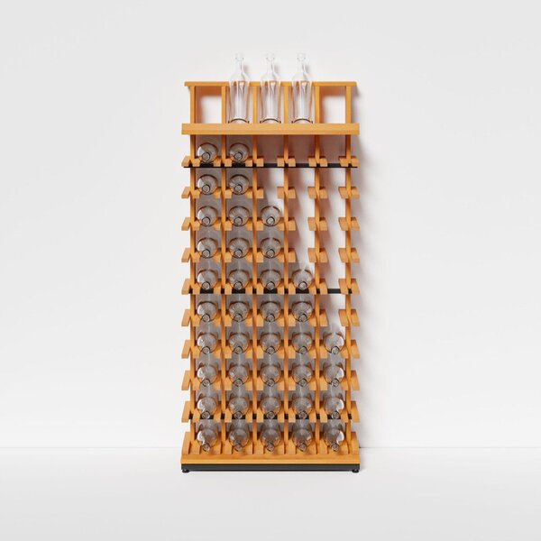 Raxi | Array 3450 display, Stojan na víno | 50 lahví Barva: Tangerine