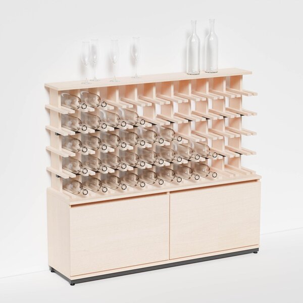 Raxi | Array 4250 shelf, Stojan na víno | 50 lahví Barva: Rosso
