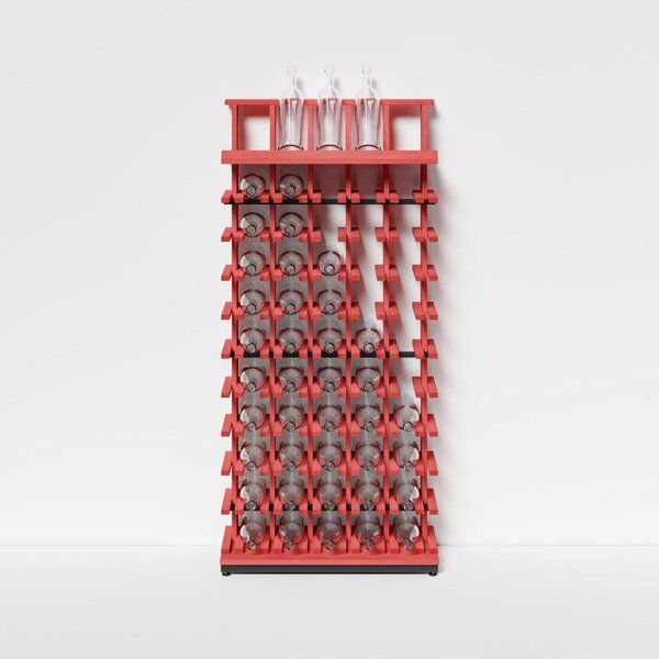 Raxi | Array 3450 display, Stojan na víno | 50 lahví Barva: Rosso