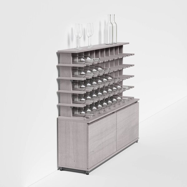 Raxi | Array 4250 shelf, Stojan na víno | 50 lahví Barva: Rosso
