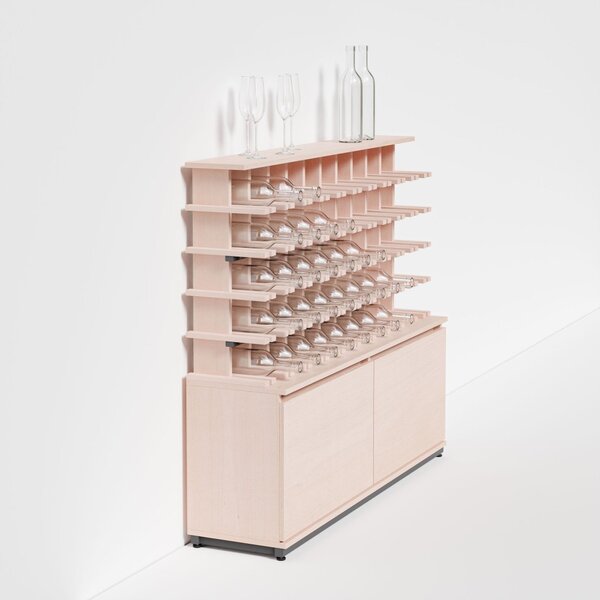 Raxi | Array 4250 shelf, Stojan na víno | 50 lahví Barva: Rosso