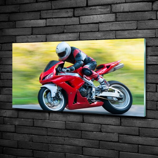 Foto obraz sklo tvrzené Motorka osh-68370105