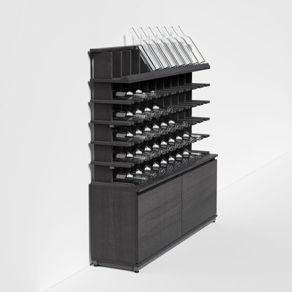 Raxi | Array 4450 display, Stojan na víno | 50 lahví Barva: Rosso