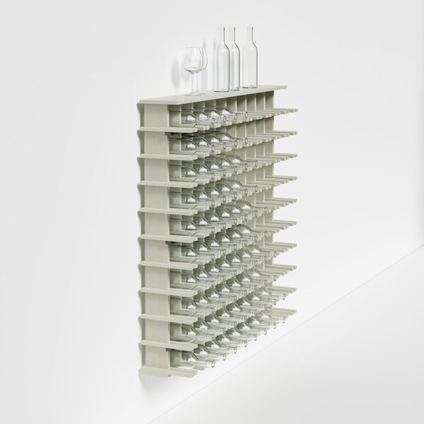Raxi | Array 7011 shelf, Stojan na víno nástěnný | 100 lahví Barva: Rosso