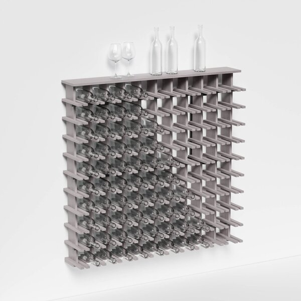 Raxi | Array 7011 shelf, Stojan na víno nástěnný | 100 lahví Barva: Rosso
