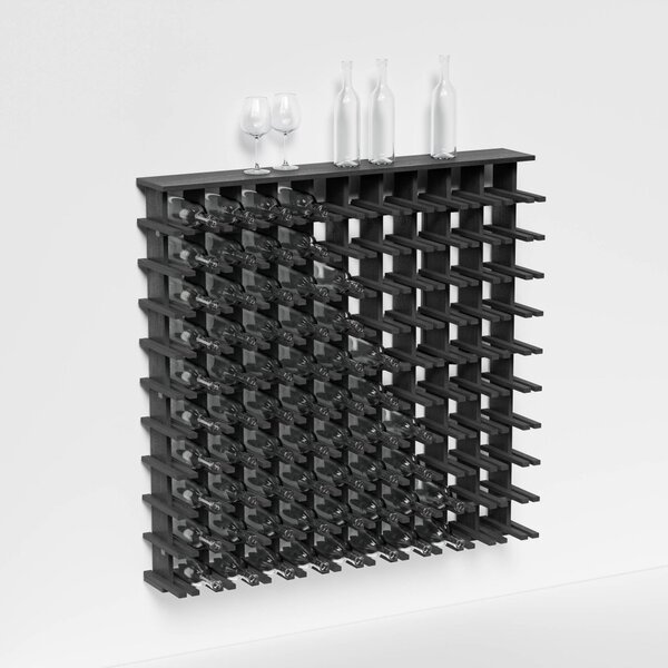 Raxi | Array 7011 shelf, Stojan na víno nástěnný | 100 lahví Barva: Rosso