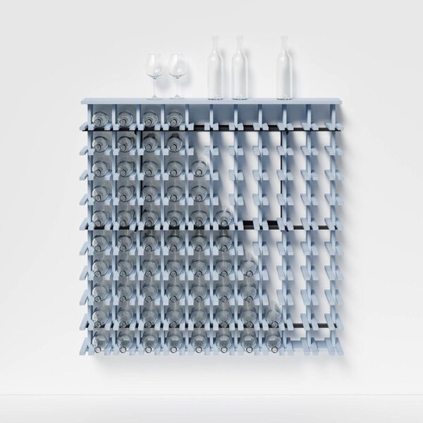 Raxi | Array 7011 shelf, Stojan na víno nástěnný | 100 lahví Barva: Rosso