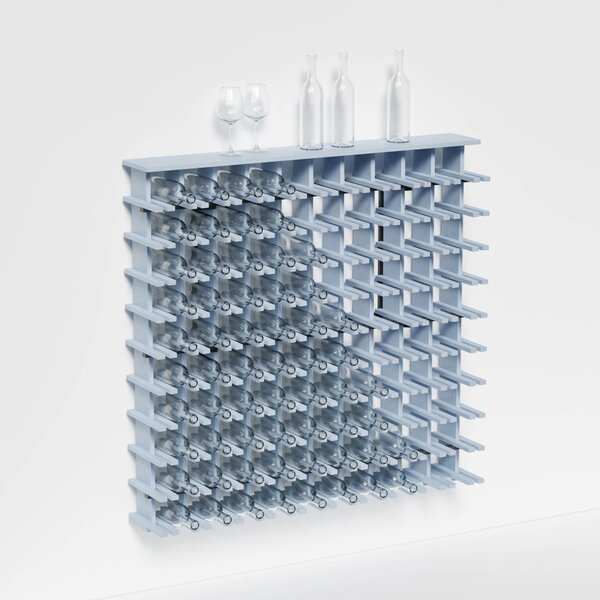 Raxi | Array 7011 shelf, Stojan na víno nástěnný | 100 lahví Barva: Mint