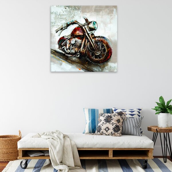 Obraz na plátně - Motorka - 40x40 cm - CZ výroba