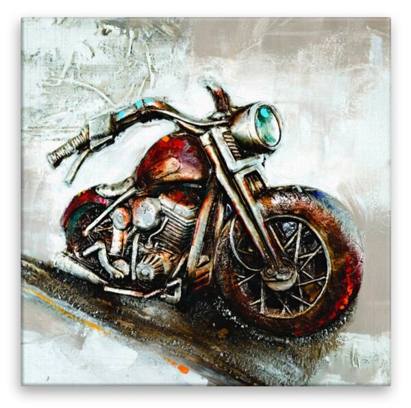 Obraz na plátně - Motorka - 40x40 cm - CZ výroba