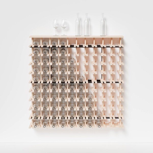 Raxi | Array 7011 shelf, Stojan na víno nástěnný | 100 lahví Barva: Rosso