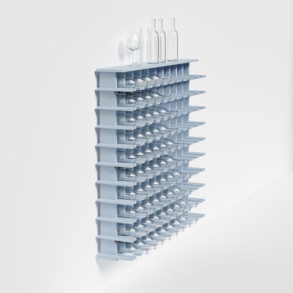Raxi | Array 7011 shelf, Stojan na víno nástěnný | 100 lahví Barva: Rosso