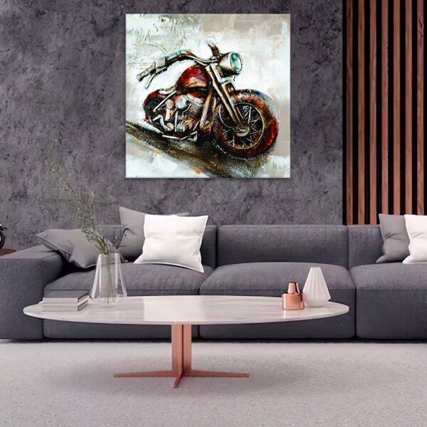 Obraz na plátně - Motorka - 40x40 cm - CZ výroba