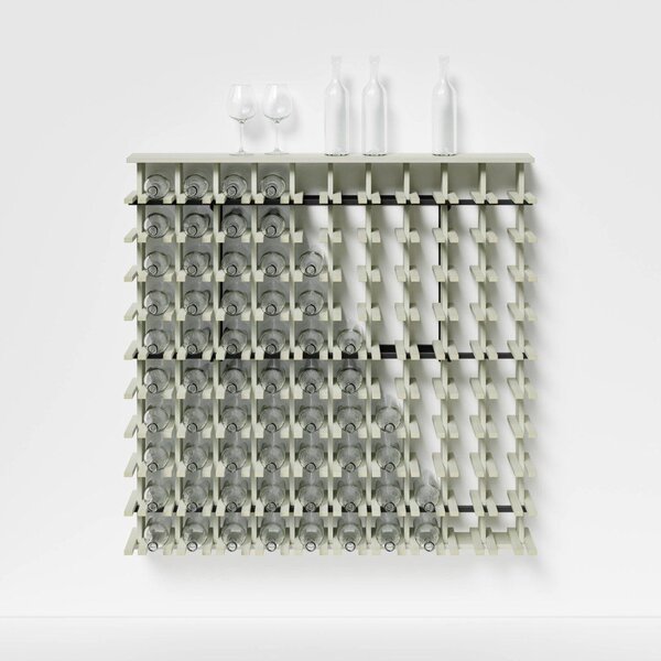 Raxi | Array 7011 shelf, Stojan na víno nástěnný | 100 lahví Barva: Rosso