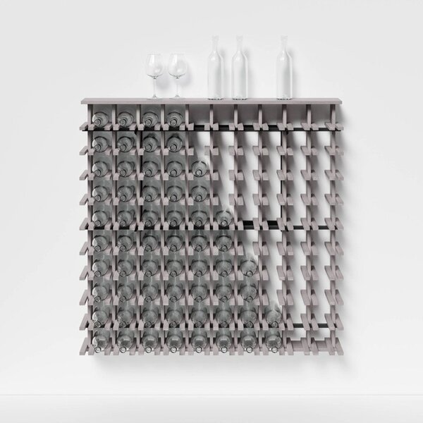 Raxi | Array 7011 shelf, Stojan na víno nástěnný | 100 lahví Barva: Rosso