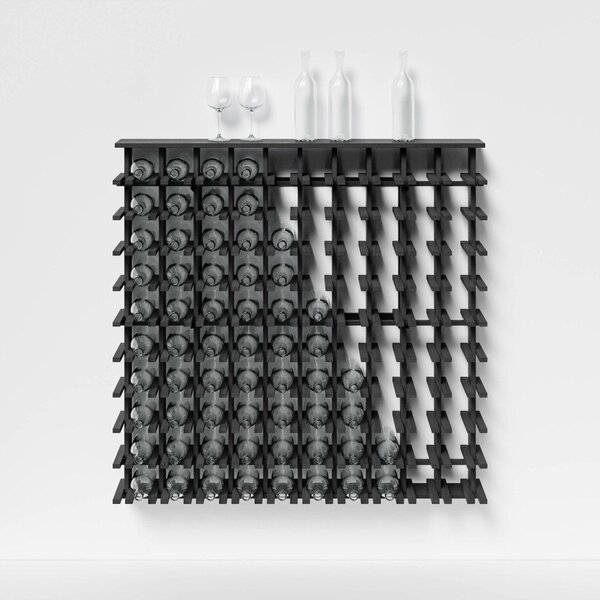 Raxi | Array 7011 shelf, Stojan na víno nástěnný | 100 lahví Barva: Rosso