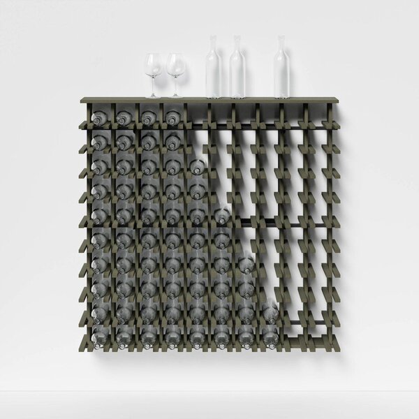 Raxi | Array 7011 shelf, Stojan na víno nástěnný | 100 lahví Barva: Rosso