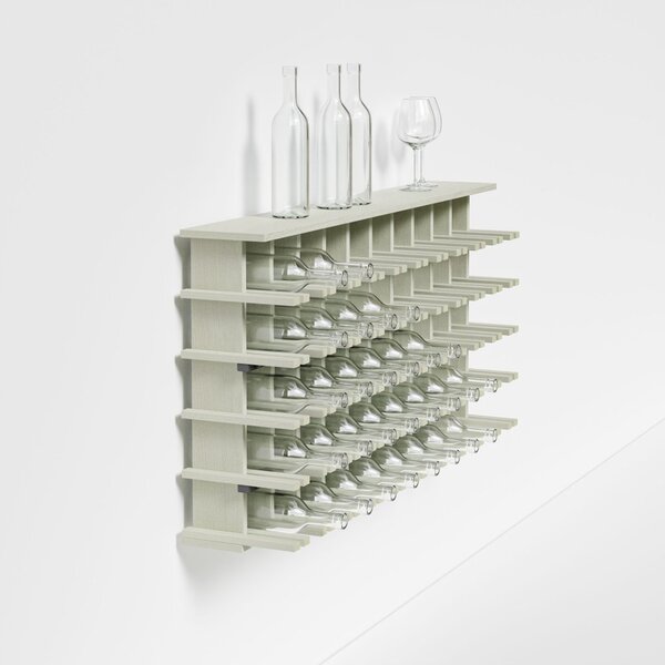 Raxi | Array 7015 shelf, Stojan na víno nástěnný | 50 lahví Barva: Coal