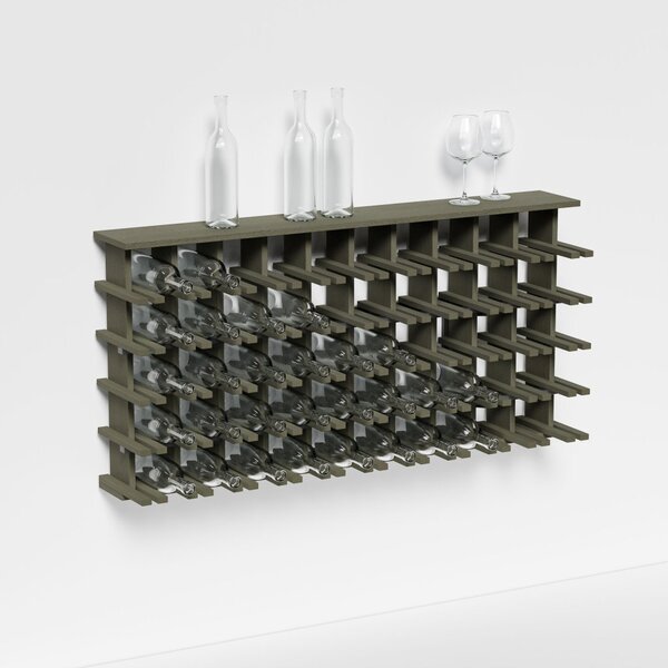 Raxi | Array 7015 shelf, Stojan na víno nástěnný | 50 lahví Barva: Coal
