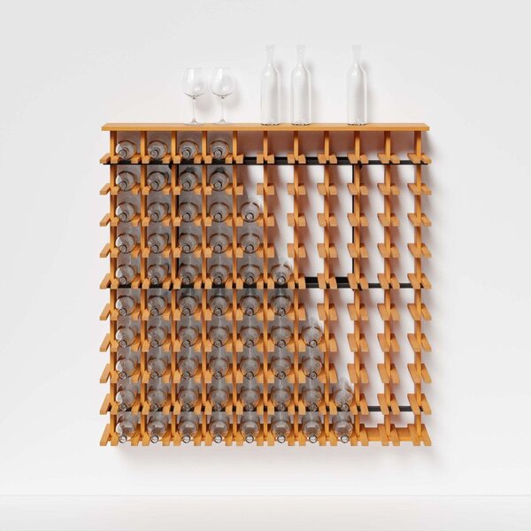 Raxi | Array 7011 shelf, Stojan na víno nástěnný | 100 lahví Barva: Tangerine