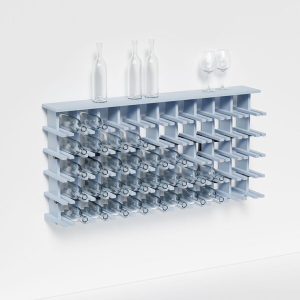 Raxi | Array 7015 shelf, Stojan na víno nástěnný | 50 lahví Barva: Coal