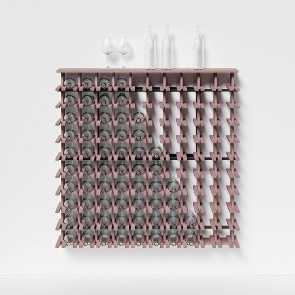Raxi | Array 7011 shelf, Stojan na víno nástěnný | 100 lahví Barva: Pink Violet