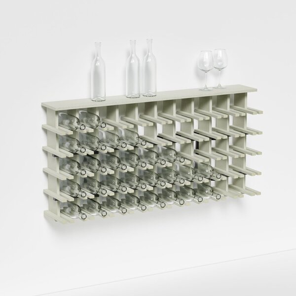 Raxi | Array 7015 shelf, Stojan na víno nástěnný | 50 lahví Barva: Coal