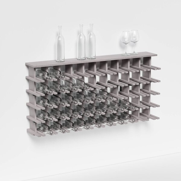 Raxi | Array 7015 shelf, Stojan na víno nástěnný | 50 lahví Barva: Coal