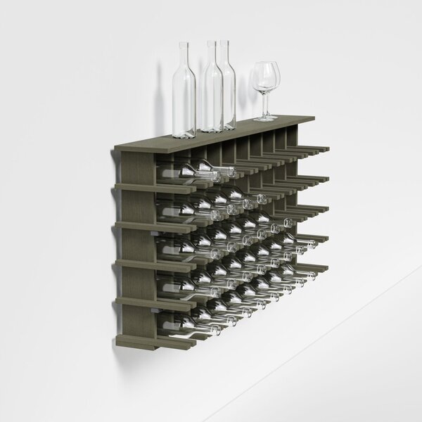 Raxi | Array 7015 shelf, Stojan na víno nástěnný | 50 lahví Barva: Coal