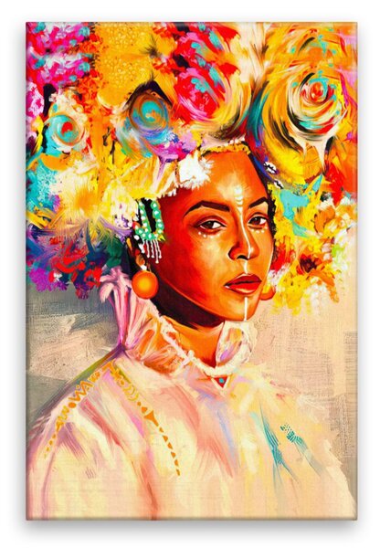 Obraz na plátně - Africká krása - 40x60 cm