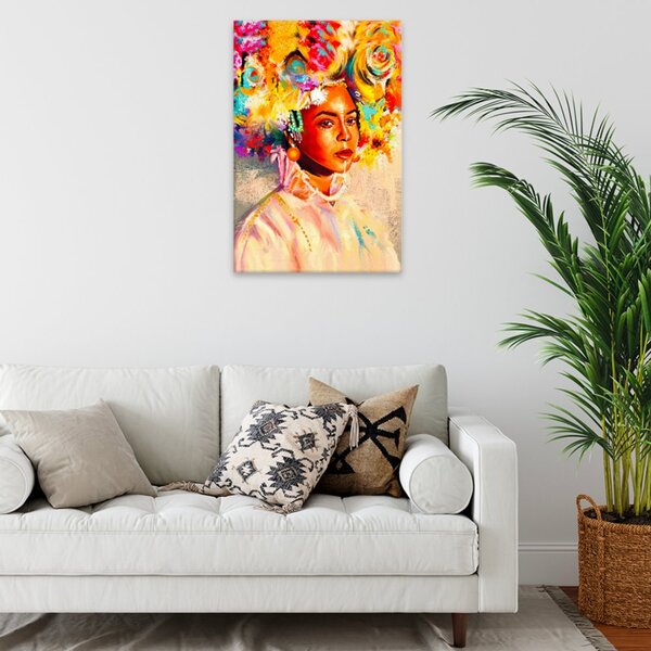 Obraz na plátně - Africká krása - 40x60 cm