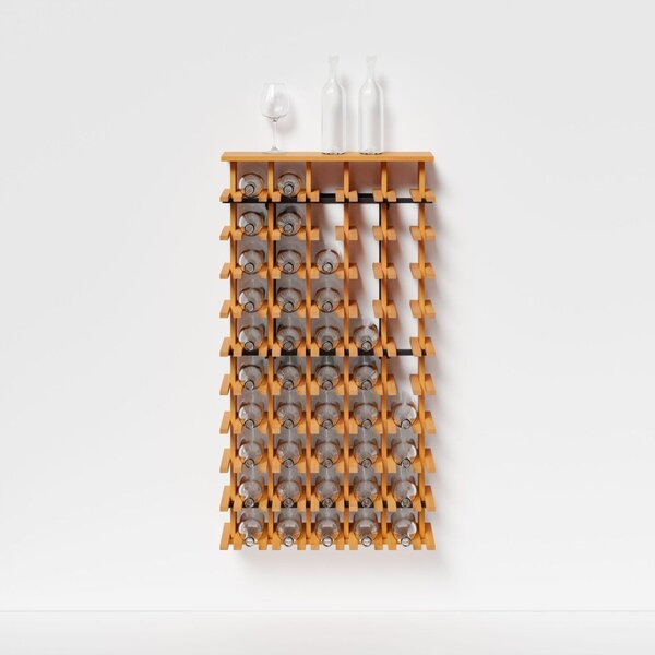 Raxi | Array 7051 shelf, Stojan na víno nástěnný | 50 lahví Barva: Tangerine